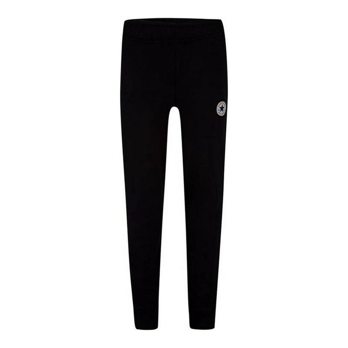 Long Trousers Converse Fleee Chuck Taylor Patch Jogger B Black Children