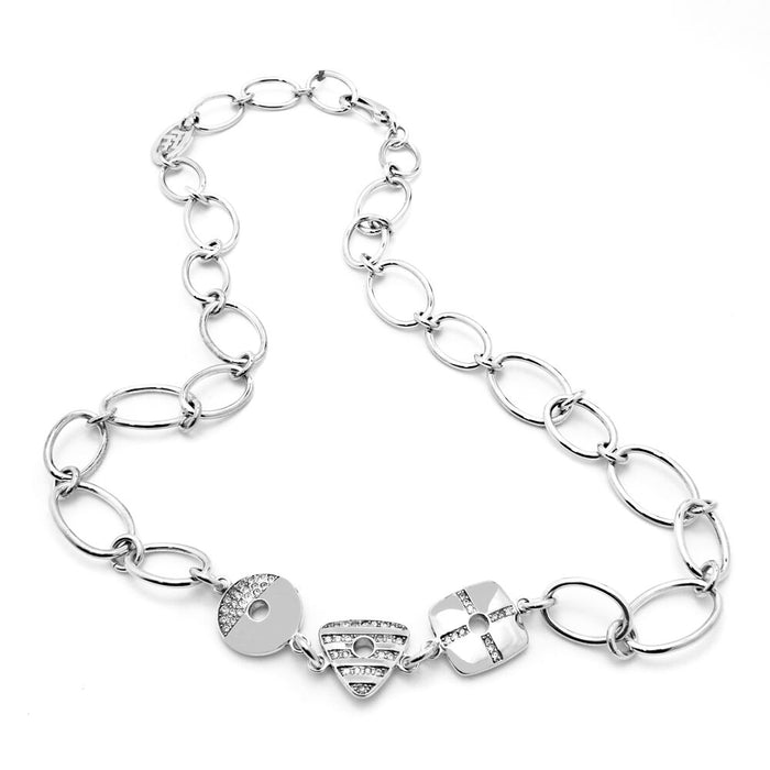 Ladies'Necklace Folli Follie 3N7F157C (30 cm)