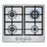 Gas Hob BOSCH PGH6B5B90 60 cm (4 Stoves)