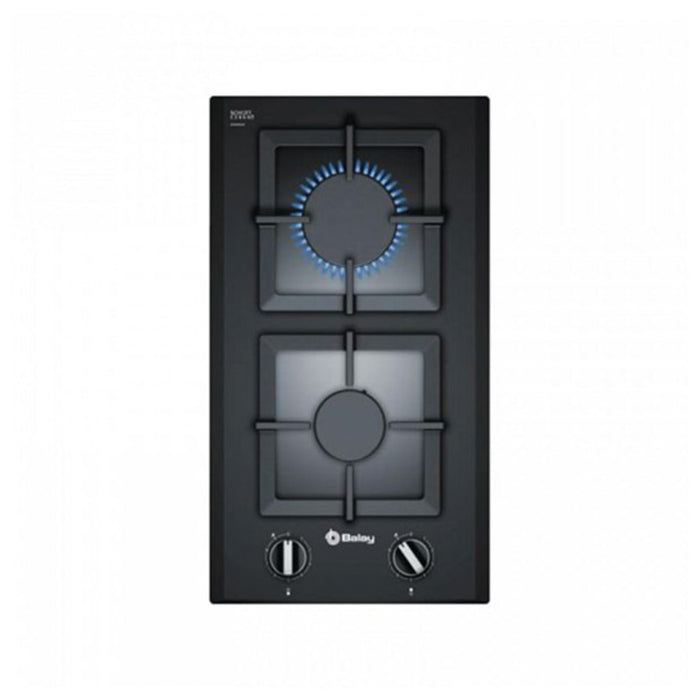 Gas Hob Balay 3ETG632HB (30 cm) Black (2 Stoves)