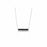 Ladies'Necklace Sif Jakobs C1011-BK (25 cm)