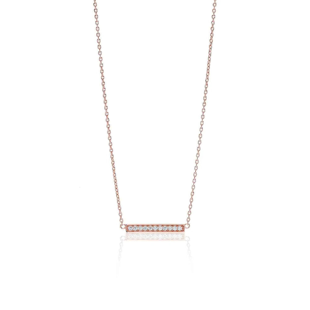 Ladies'Necklace Sif Jakobs C1011-CZ-RG (38 cm)