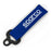 Keychain Sparco S099070AZ Leather Blue Black (2 pcs)