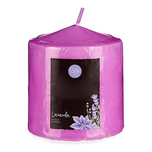 Candle Lavendar Fuchsia (7 x 8 x 7 cm)