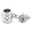 Ladies'Beads Viceroy VMF0006-10 Silver (1 cm)