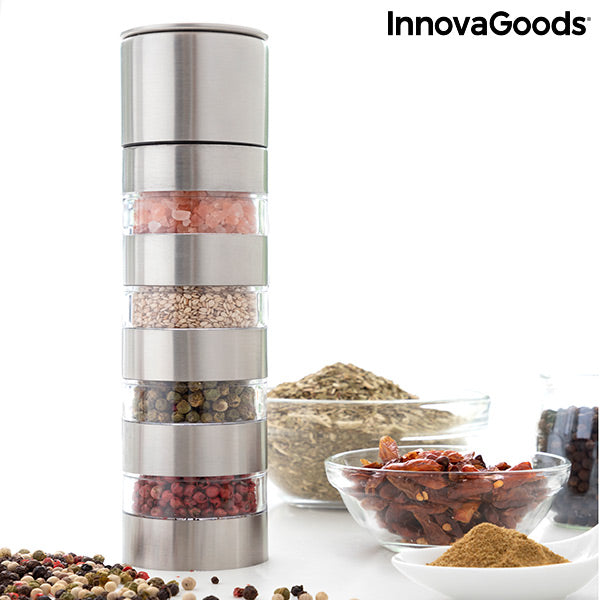 4-in-1 Spice Grinder Millmix InnovaGoods