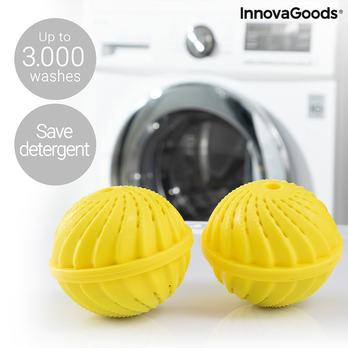 Balls for Washing Clothes without Detergent Delieco InnovaGoods Pack of 2 units