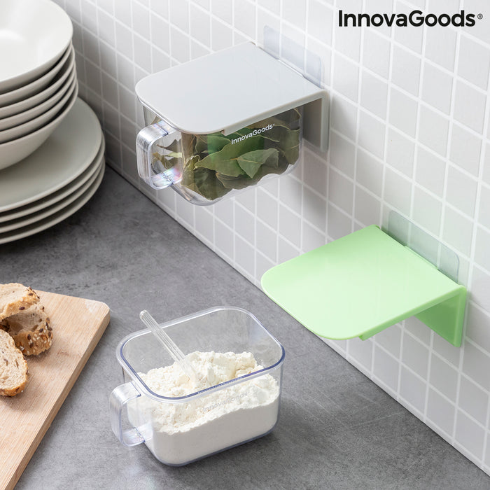 Removable Adhesive Kitchen Containers Handstore InnovaGoods Pack of 2 units