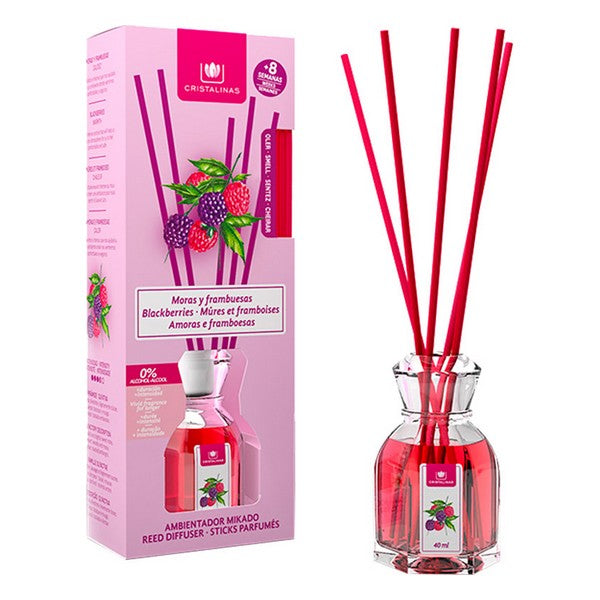 Air Freshener Mikado Cristalinas Blackberry Raspberry (40 ml)