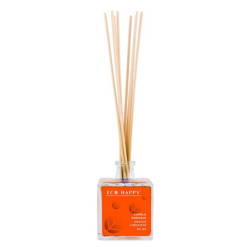 Perfume Sticks Mikado Canela Naranja Eco Happy S0584073 (95 ml)